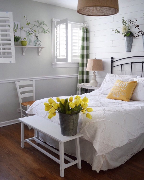 Dover cottage bedroom shutters